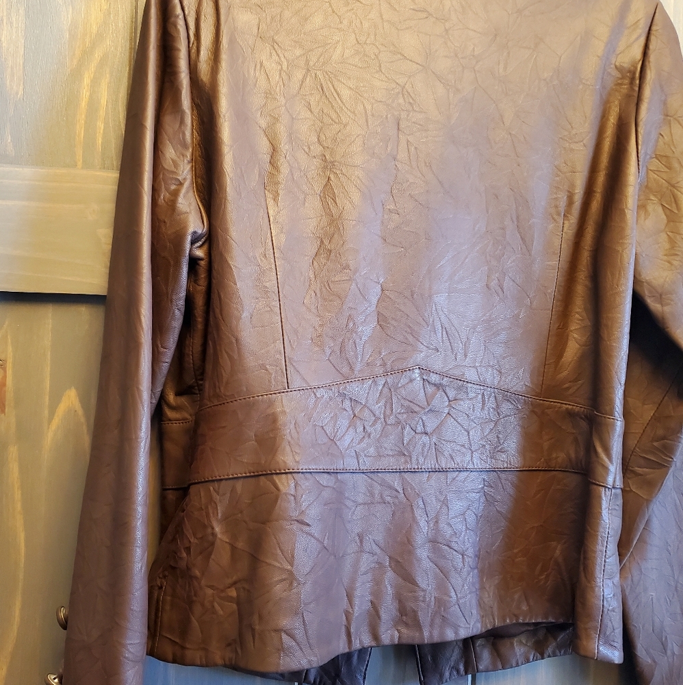 Leather blazer/jacket - Picture 3 of 4